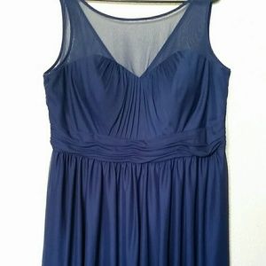 Navy Davids bridal dress